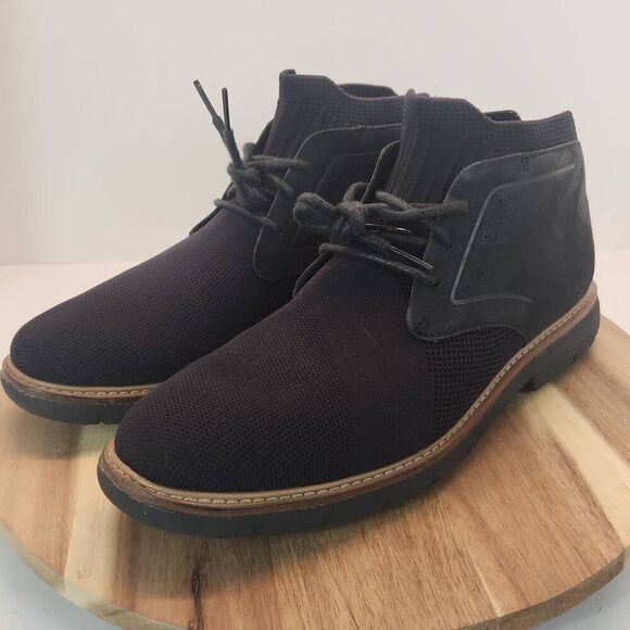 Mark Nason Los Angeles Men's Size 8 US 68979 Black Lace Up Ankle Boots - Picture 8 of 13